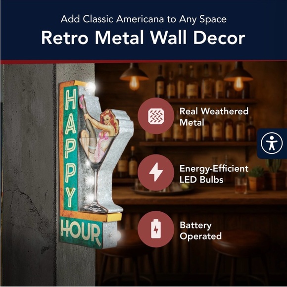 Happy Hour LED Sign - Picture 5 of 11